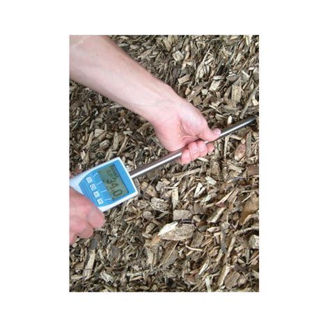 wood moisture meter temperature compensation|BLL Wood Chip Moisture Meter with Insertion Probe.